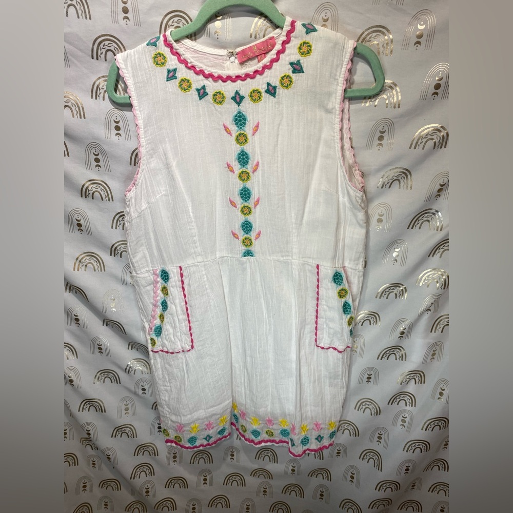 Simply Southern White Top with Pink Trim